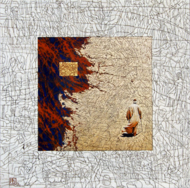 Retour Peinture intitulée "Retour" par Alain Le Junter, Œuvre d'art originale