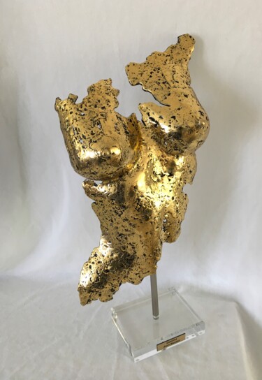 Sculpture titled "Sandra" by Alain Mandon, Original Artwork, Metals