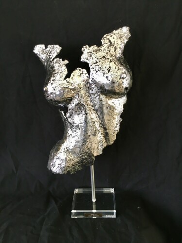 Sculpture titled "Isalys" by Alain Mandon, Original Artwork, Metals
