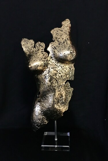 Sculpture titled "Loeline" by Alain Mandon, Original Artwork, Metals