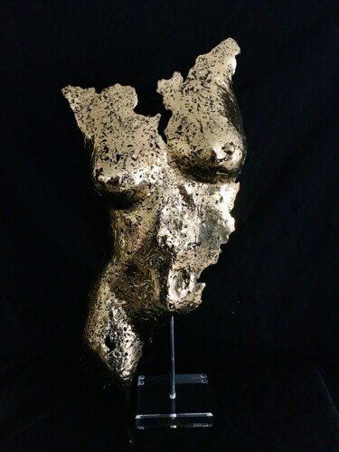 Sculpture titled "Adriana" by Alain Mandon, Original Artwork, Metals