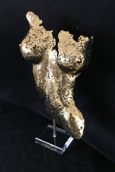 Sculpture titled "Time to love" by Alain Mandon, Original Artwork, Metals