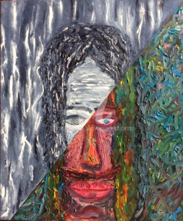 Peinture intitulée "L'Immanent" par Alain Mouyal (Art-Throse), Œuvre d'art originale, Huile