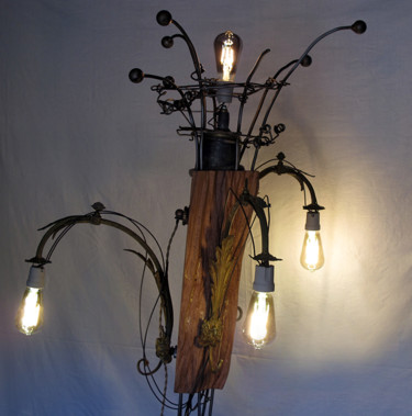 Design titled "Lampadaire "Lucifer"" by Alain Platet, Original Artwork, Luminaire