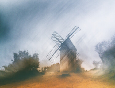 Photography titled "Moulin Sorine Sante…" by Alain Rappeneau, Original Artwork, Digital Photography Mounted on Aluminium