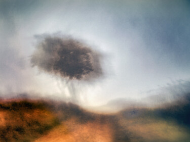 Photography titled "Paysage vers Moulin…" by Alain Rappeneau, Original Artwork, Digital Photography Mounted on Aluminium