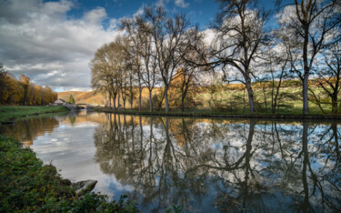 Photography titled "Canal de Bourgogne,…" by Alain Rappeneau, Original Artwork, Digital Photography