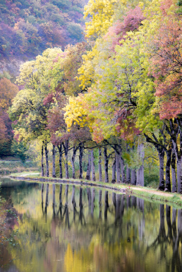 Photography titled "Canal de Bourgogne,…" by Alain Rappeneau, Original Artwork, Digital Photography