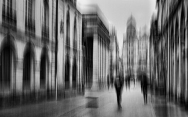 Photographie intitulée "Rue Rameau Dijon #2" par Alain Rappeneau, Œuvre d'art originale, Photographie numérique