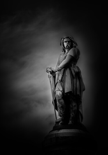 Фотография под названием "Statue de Vercingét…" - Alain Rappeneau, Подлинное произведение искусства, Цифровая фотография