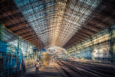 Fotografie getiteld "Gare de Lyon Perrac…" door Alain Rappeneau, Origineel Kunstwerk, Digitale fotografie