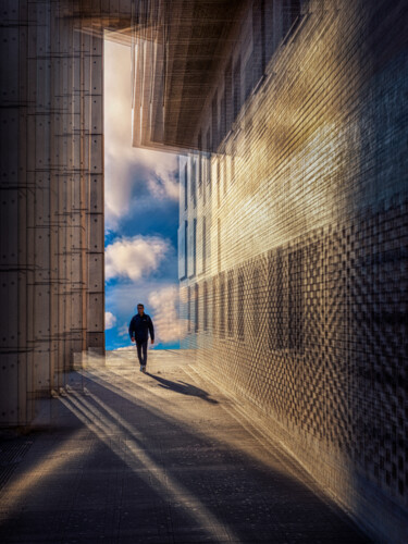 「Passage #5 Cité jud…」というタイトルの写真撮影 Alain Rappeneauによって, オリジナルのアートワーク, デジタル
