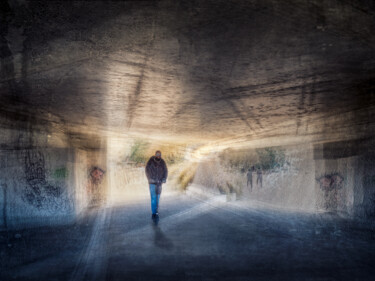 Photography titled "Passages n° 6, Pont…" by Alain Rappeneau, Original Artwork, Digital Photography