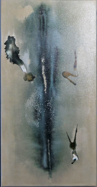 Painting titled "novembre 2020" by Alain Renaud-Studer, Original Artwork, Acrylic