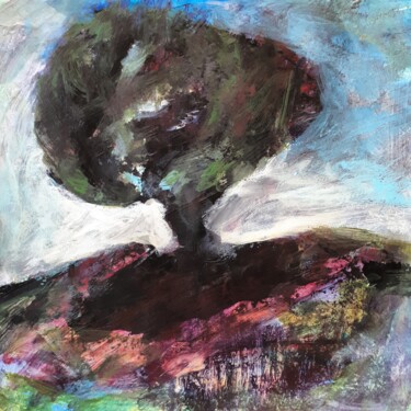Peinture intitulée "" dans les vents"" par Alain Tardieu, Œuvre d'art originale, Acrylique Monté sur Châssis en bois