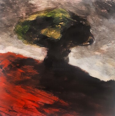 Peinture intitulée ""sans titre"" par Alain Tardieu, Œuvre d'art originale, Acrylique Monté sur Carton
