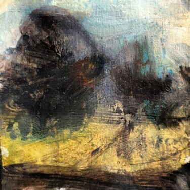Peinture intitulée "" The ghost tree 19…" par Alain Tardieu, Œuvre d'art originale, Huile Monté sur Châssis en bois