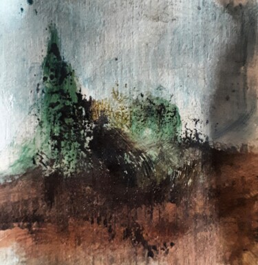 Peinture intitulée "" The ghost tree 29…" par Alain Tardieu, Œuvre d'art originale, Huile Monté sur Châssis en bois