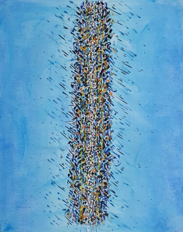 Peinture intitulée "Déhiscence 6" par Alain V, Œuvre d'art originale, Acrylique