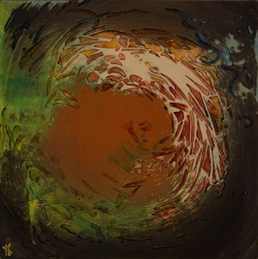 Peinture intitulée "dix-neuf-009.jpg" par Alain Yerly, Œuvre d'art originale, Acrylique