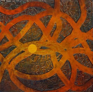 Peinture intitulée "sol-1.jpg" par Alain Yerly, Œuvre d'art originale, Acrylique