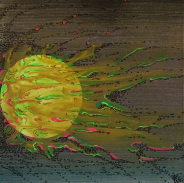 Peinture intitulée "effervesent-2.jpg" par Alain Yerly, Œuvre d'art originale, Acrylique