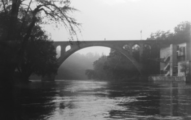 Fotografia intitolato "cote-rhone-jonction…" da Alain Yerly, Opera d'arte originale