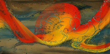 Painting titled "calypso.jpg" by Alain Yerly, Original Artwork, Acrylic