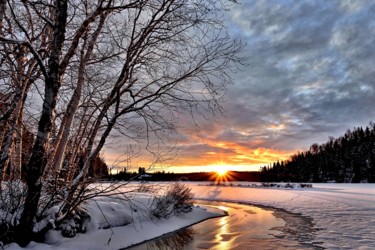 Photography titled "winter-landscape-29…" by Alain Audet, Original Artwork