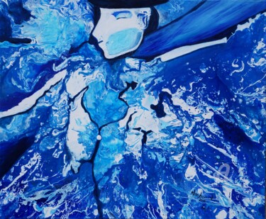 Pintura titulada "Dans un rêve de ble…" por Alain Boissel, Obra de arte original, Acrílico Montado en Bastidor de camilla de…