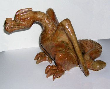 Sculpture intitulée "dragon" par Alain Bonnand, Œuvre d'art originale