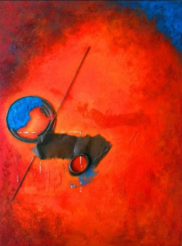 Painting titled "Equilibre" by Alain Bouillot, Original Artwork