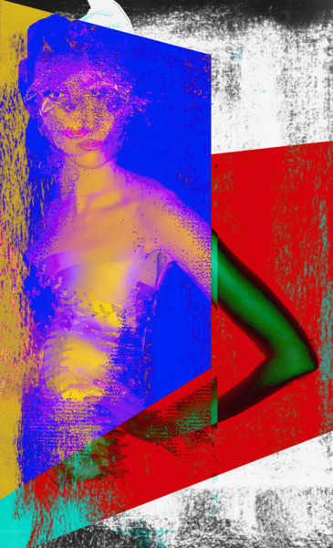 Digitale Kunst getiteld "lady-tomorrow.jpg" door Alainde, Origineel Kunstwerk