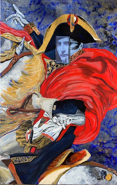 Peinture intitulée "BONA ...EN ...APARTE" par Alain Granger (A.G.R), Œuvre d'art originale, Collages Monté sur Châssis en bo…