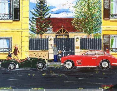 Rendez-vous galant Peinture intitulée "Rendez-vous galant" par Alain Granger (A.G.R), Œuvre d'art originale, Huile