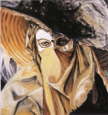 Peinture intitulée "masques-de-venise-0…" par Alain Horlaville, Œuvre d'art originale