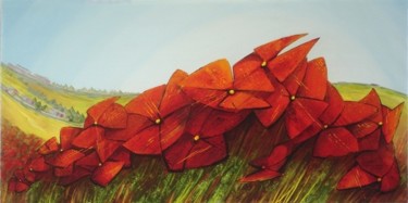 Près de Cheuby Peinture intitulée "Près de Cheuby" par Alain Lorkovic, Œuvre d'art originale, Huile