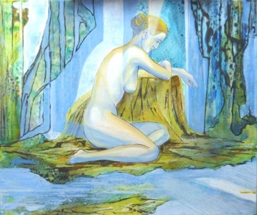 Schilderij getiteld "Lumière" door Alain Lorkovic, Origineel Kunstwerk