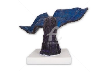 Escultura titulada "Whale Tail" por Alain Louiset, Obra de arte original, Plástico