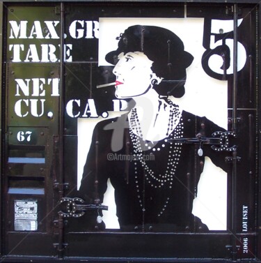 Γλυπτική με τίτλο "Coco Chanel" από Alain Louiset, Αυθεντικά έργα τέχνης