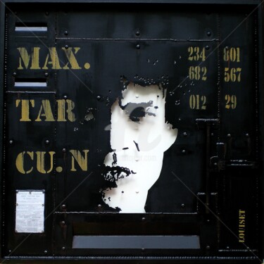 「Mick Jagger」というタイトルの彫刻 Alain Louisetによって, オリジナルのアートワーク