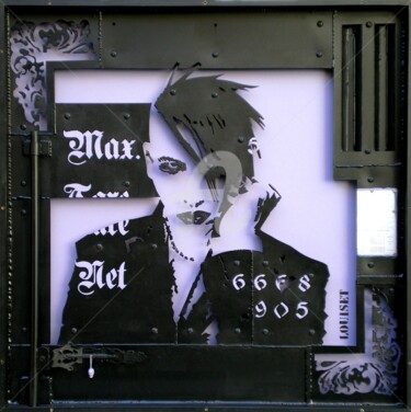 Escultura intitulada "Marilyn Manson" por Alain Louiset, Obras de arte originais