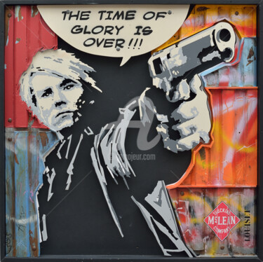 Sculpture intitulée "Andy Warhol 2" par Alain Louiset, Œuvre d'art originale