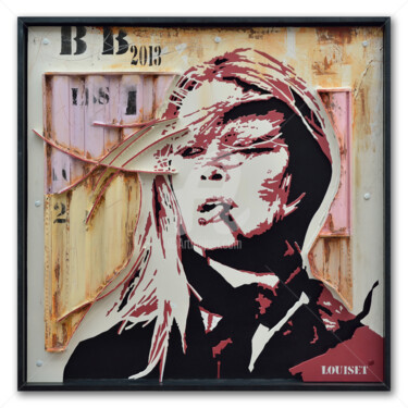 Digital Arts titled "Brigitte Bardot" by Alain Louiset, Original Artwork