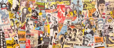 London Swinging Triptyque Gravures & estampes intitulée "London Swinging Tri…" par Alain Louiset, Œuvre d'art originale, Impression numérique