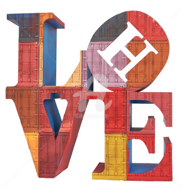 "LH LOVE" başlıklı Dijital Sanat Alain Louiset tarafından, Orijinal sanat