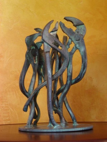 Sculpture intitulée "recycl_1.jpg" par Alain Michel, Œuvre d'art originale