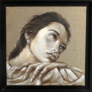 Pintura titulada "Helena" por Alain Ravaut, Obra de arte original, Acrílico
