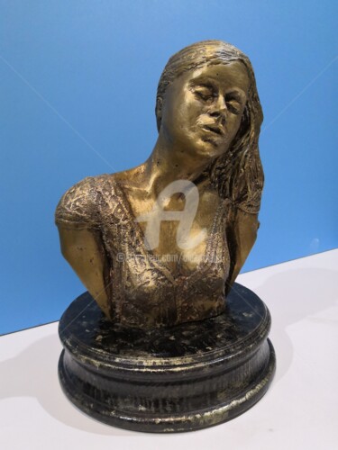 Sculpture intitulée "Vague à l'ame" par Alain Ravaut, Œuvre d'art originale, Bronze