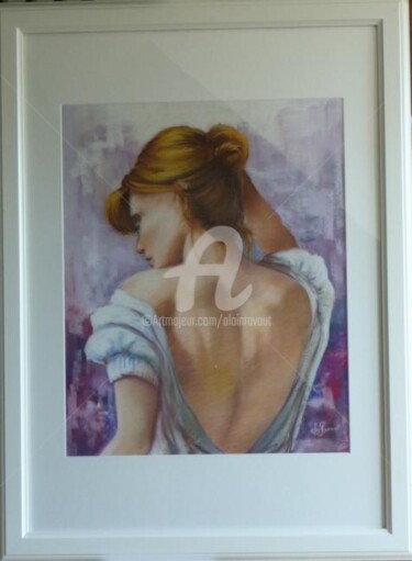 Painting titled "Julia (pastel) 80x60" by Alain Ravaut, Original Artwork
